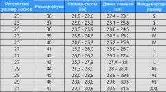 Мужские носки Какой размер носков если размер обуви 43
